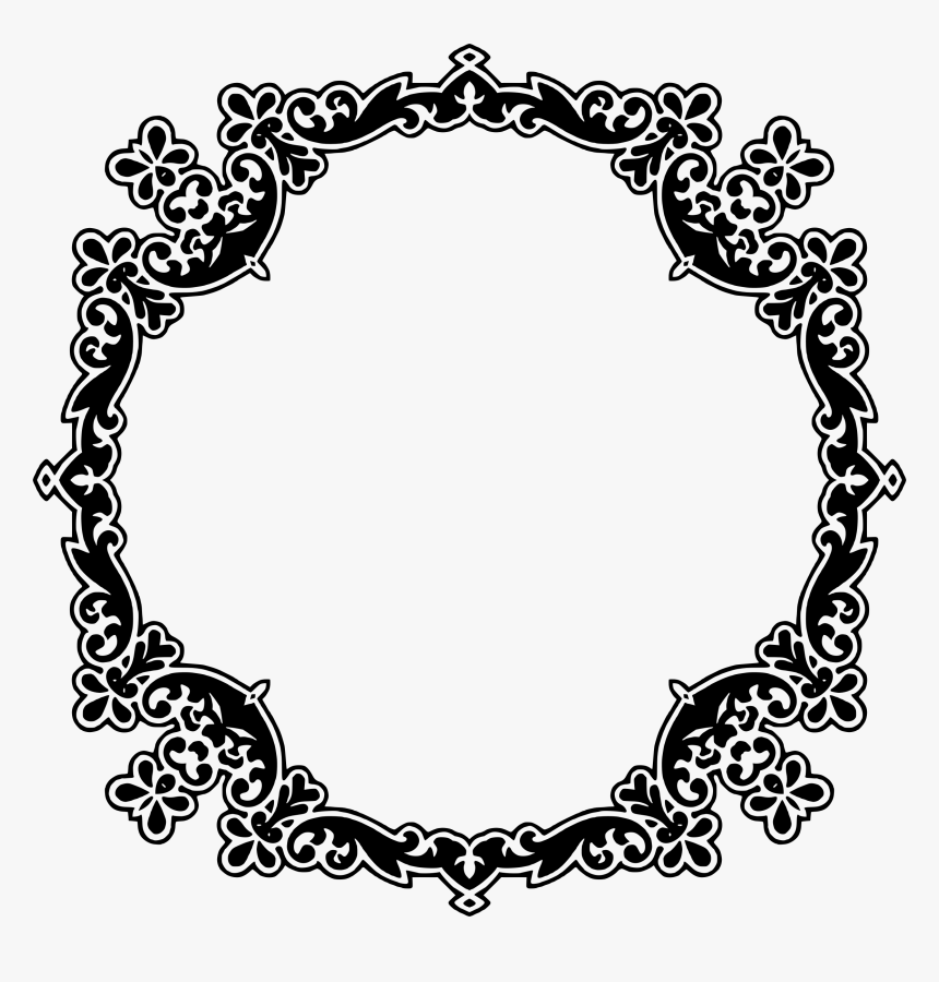 Transparent Horizontal Vine Clipart - Art Nouveau Moldura Hd, HD Png Download
