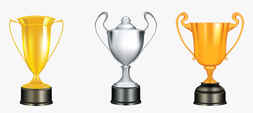 Gold Silver Bronze Trophies Png Clipart - Gold Silver Bronze Trophy Png, Transparent Png