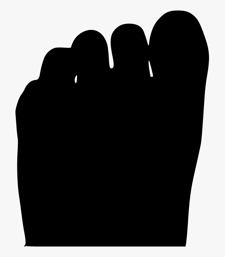 How To Set Use Human Toes Clipart - Pegada Humana Com Fundo Transparente, HD Png Download