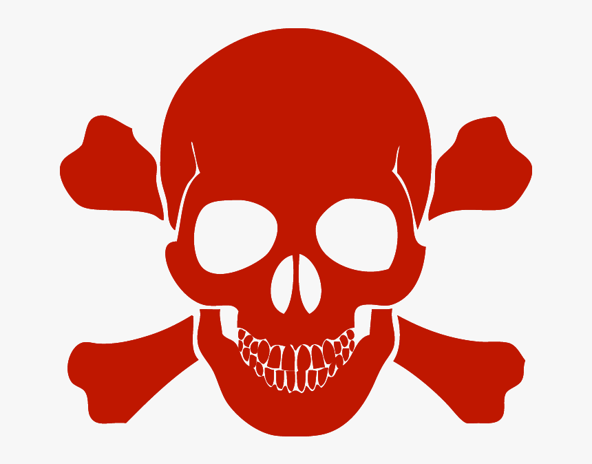 Vector Free And Cross Bones Car - Black Skull And Crossbones, HD Png Download