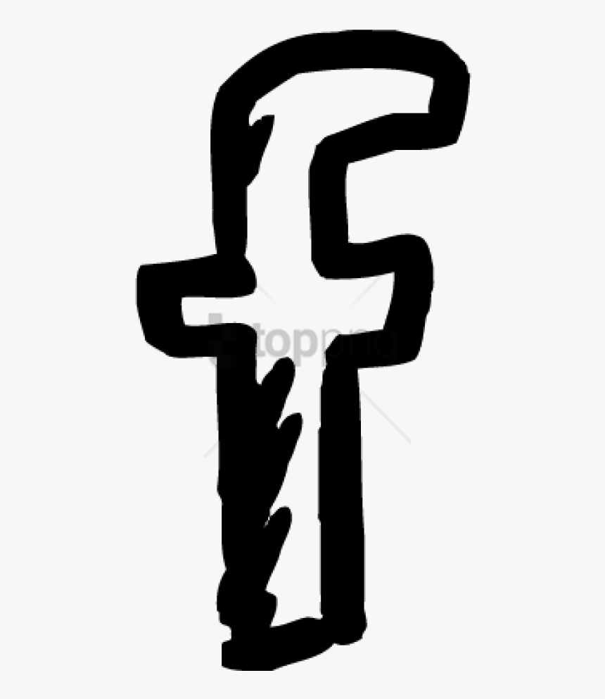 Free Png Facebook Logo Drawing Png Image With Transparent - Snapchat Social Media Icon Drawn, Png Download