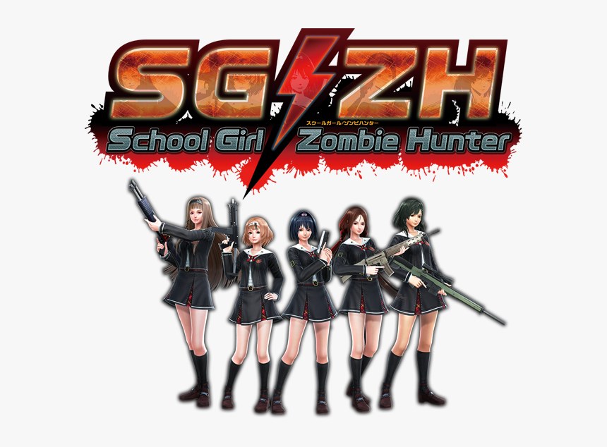 Sg Zh School Girl Zombie Hunter Logo, HD Png Download