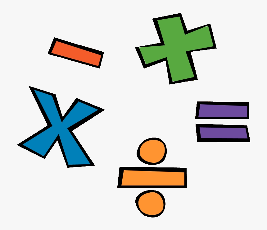 Mathematics Cartoon Division Clip Art Math Symbols HD Png Download 