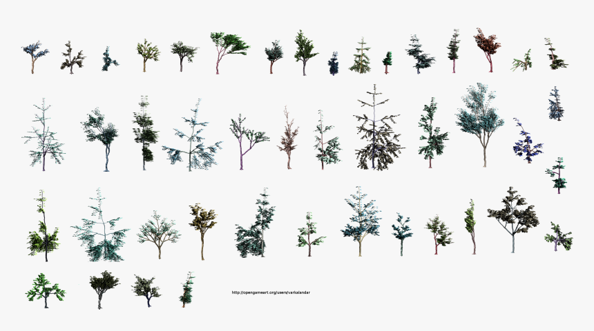 Small Trees Png - Png Tree Side View, Transparent Png