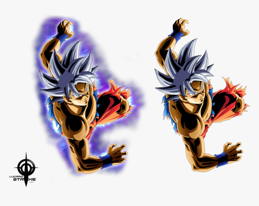 Goku Vegeta Art Transprent Png - Mastered Migatte No Gokui Goku Png, Transparent Png