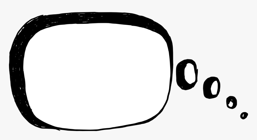 Speech Bubble Drawing Png, Transparent Png