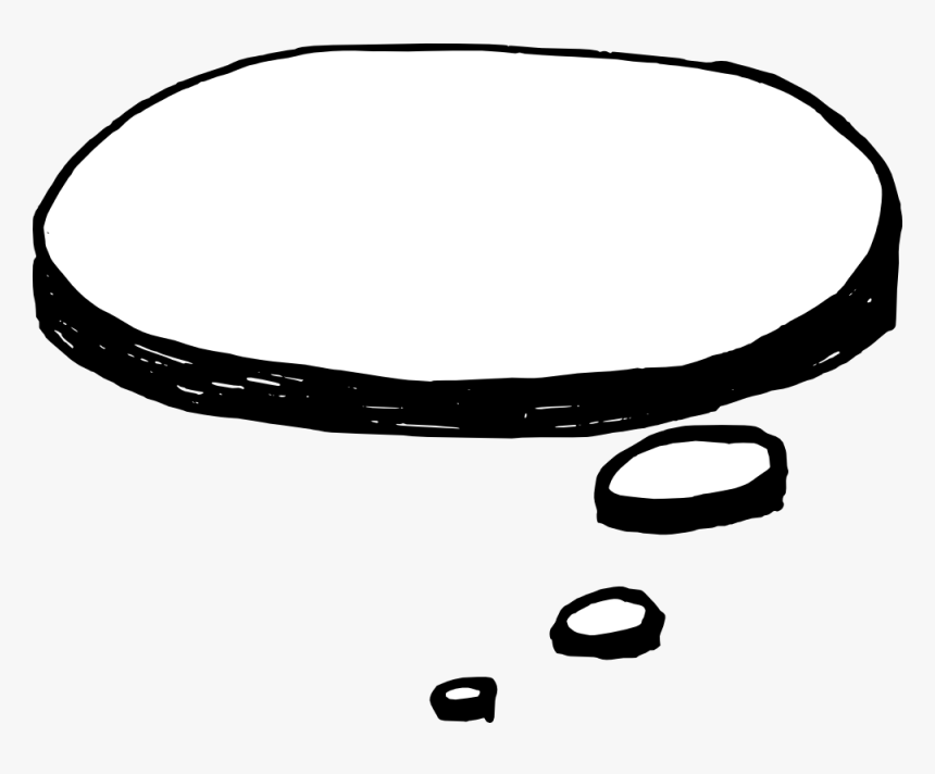 Transparent White Thought Bubble Png - Speech Balloon, Png Download
