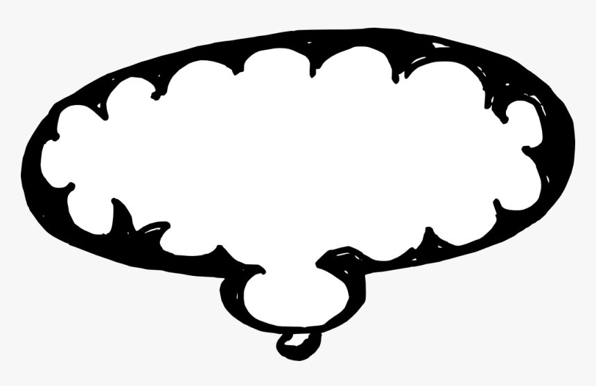 50 Hand Drawn Comic Speech Bubbles Vector, HD Png Download