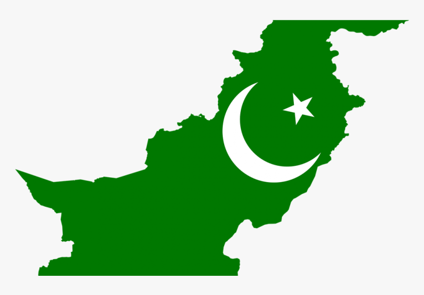 Pray For Recent Tensions Between Pakistan And India - Pakistan Flag Country Shape, HD Png Download