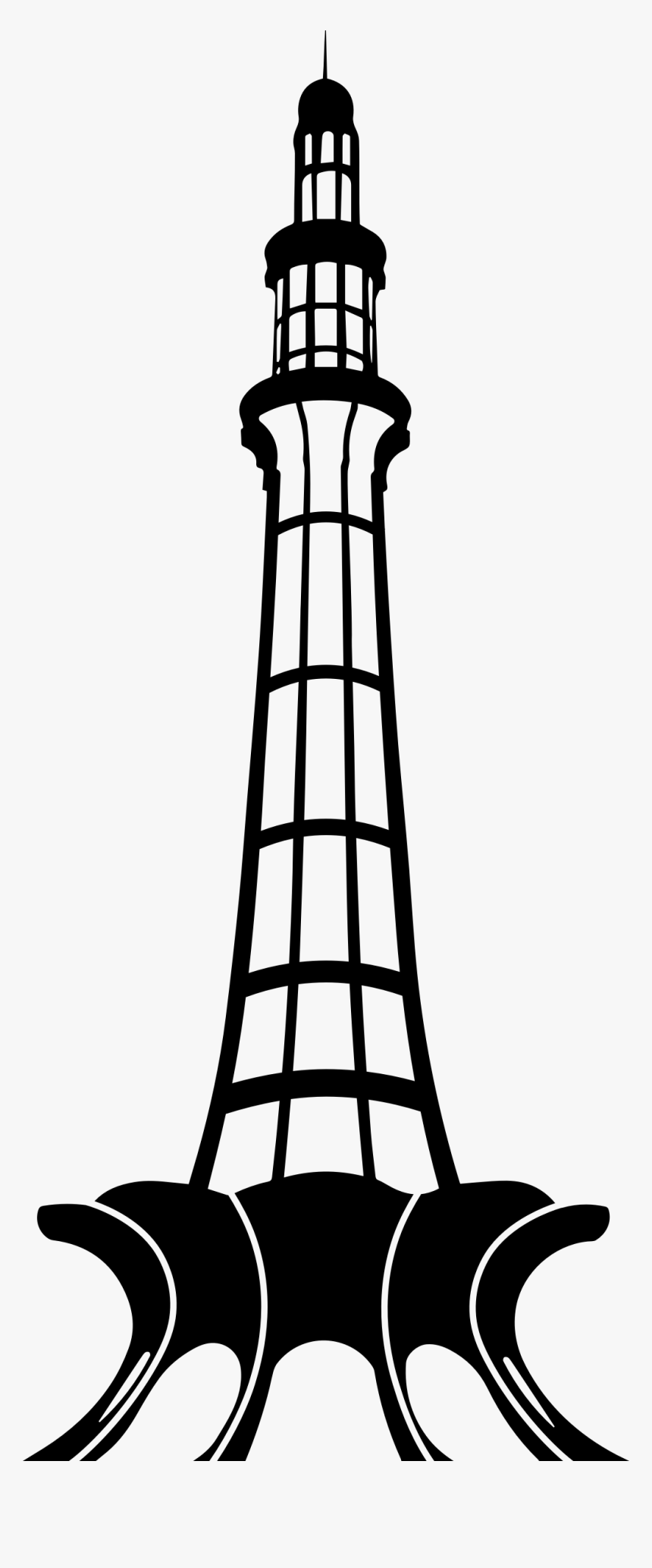 Transparent Sax Clipart - Minar E Pakistan Sketch, HD Png Download