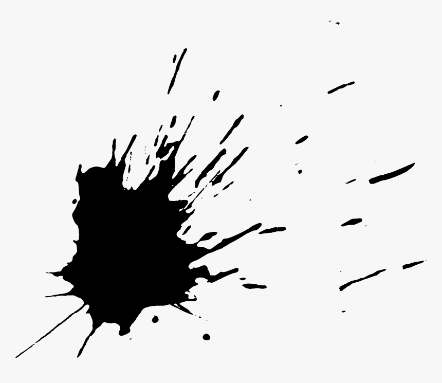 Watercolor Paint Splatter White Clipart , Png Download - Paint Splatter High Res, Transparent Png