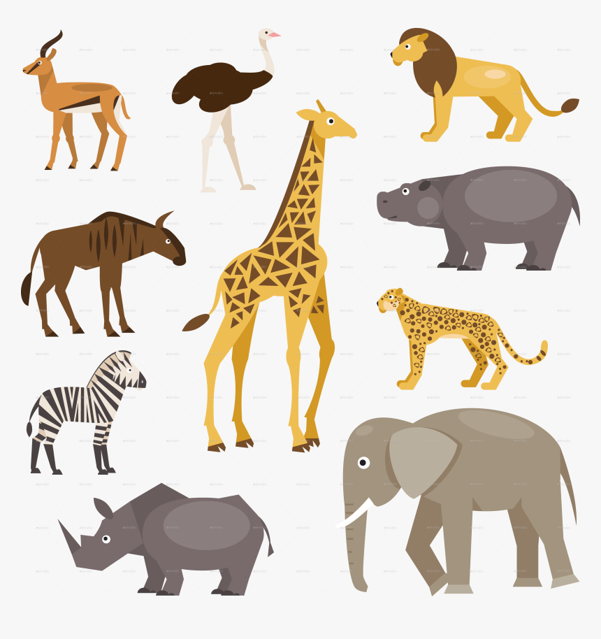 Savannah Animals, HD Png Download
