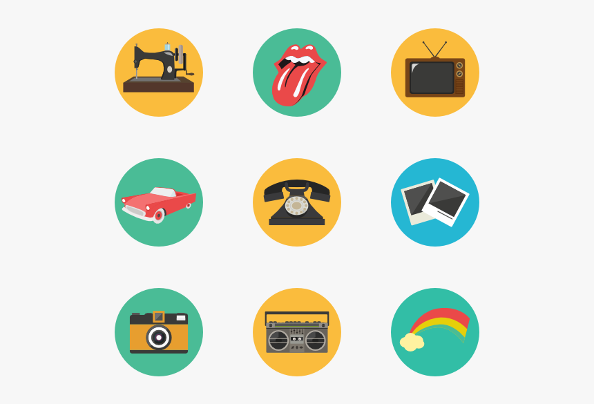 Retro - Achievement Icons Free, HD Png Download