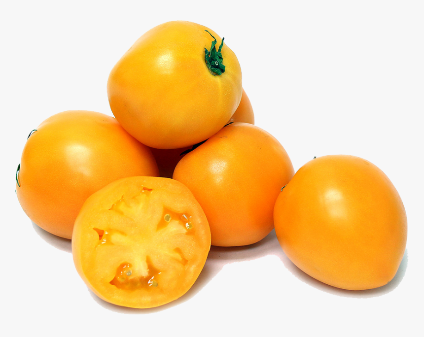 Persimmon - Yellow Cherry Tomato Png, Transparent Png