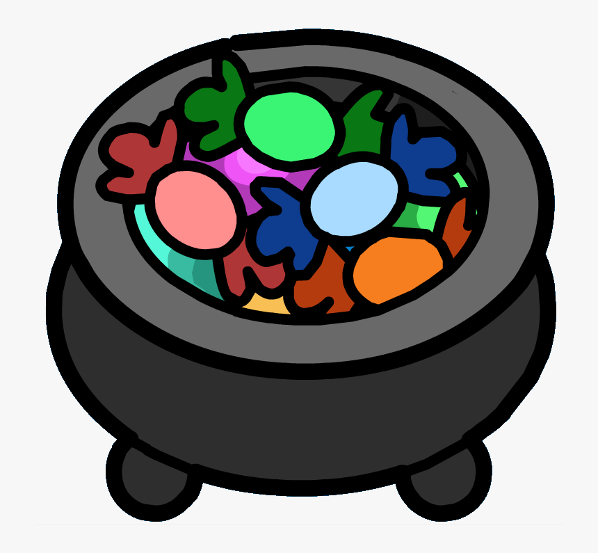 Cauldron Picture - Cauldron Of Candy Clipart, HD Png Download