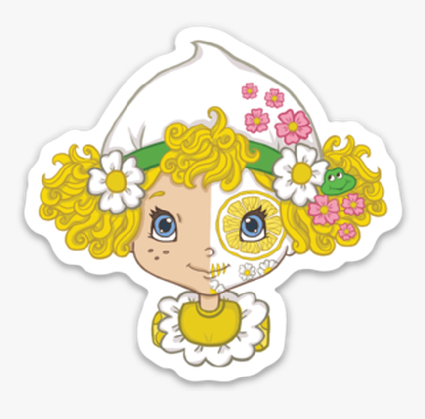 Lemon Sugar Skull - Cartoon, HD Png Download