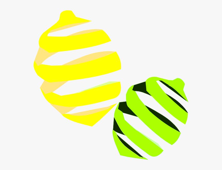 Lemon And Lime Svg Clip Arts - Casca De Limao Desenho, HD Png Download