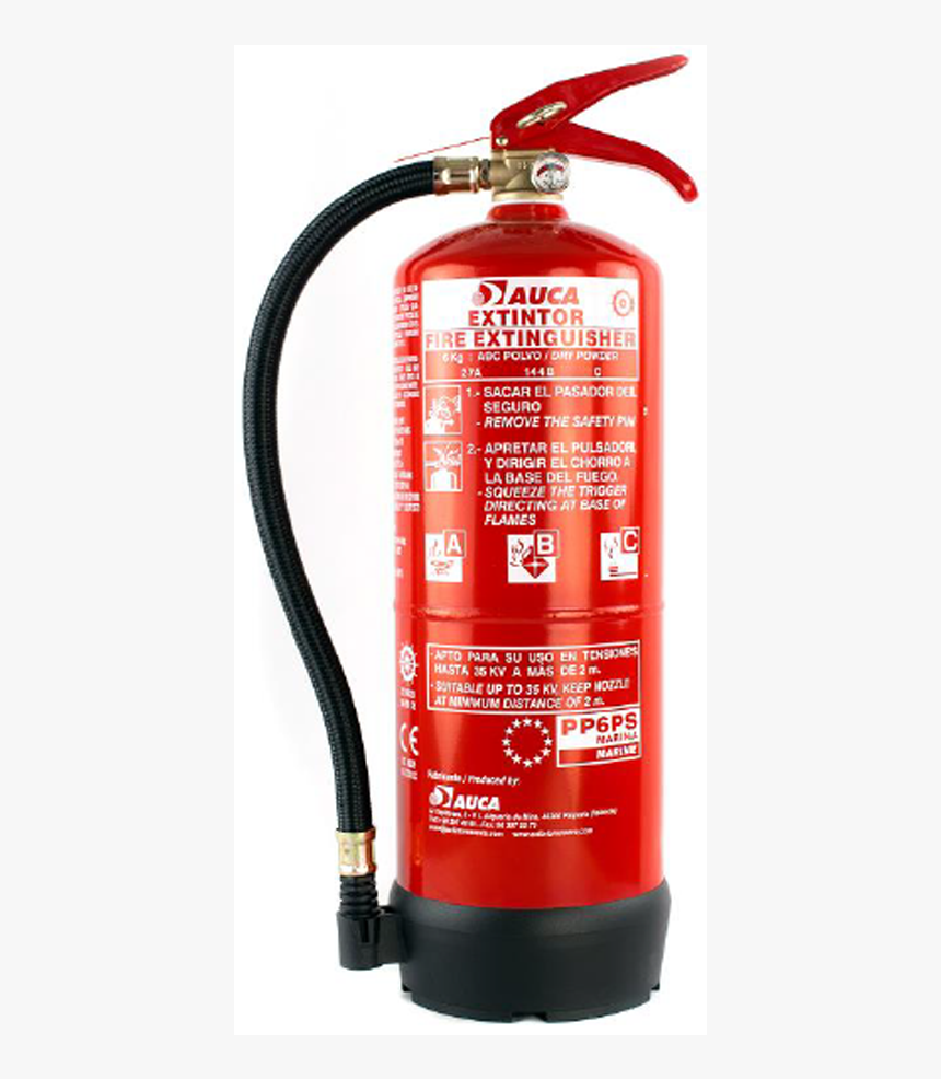 Extintor De 6 Kg De Polvo Para Marina Pp6psm - Extintor De Polvo, HD Png Download
