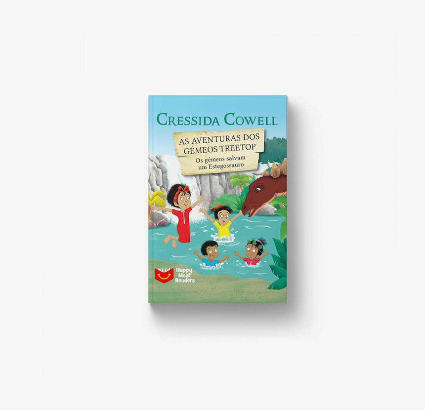 Os Gémeos Salvam Um Estegossauro - Cartoon, HD Png Download