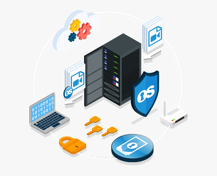 Computer Logo Server Png, Transparent Png