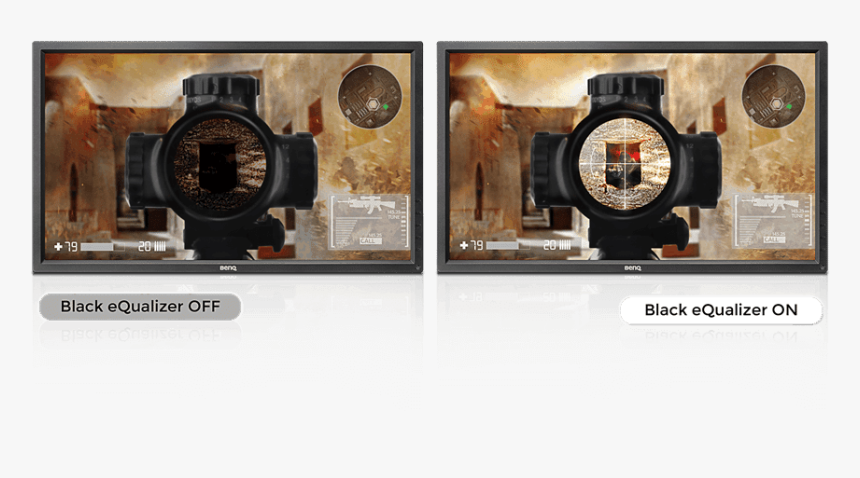 Black Equalizer Benq Xl2411, HD Png Download