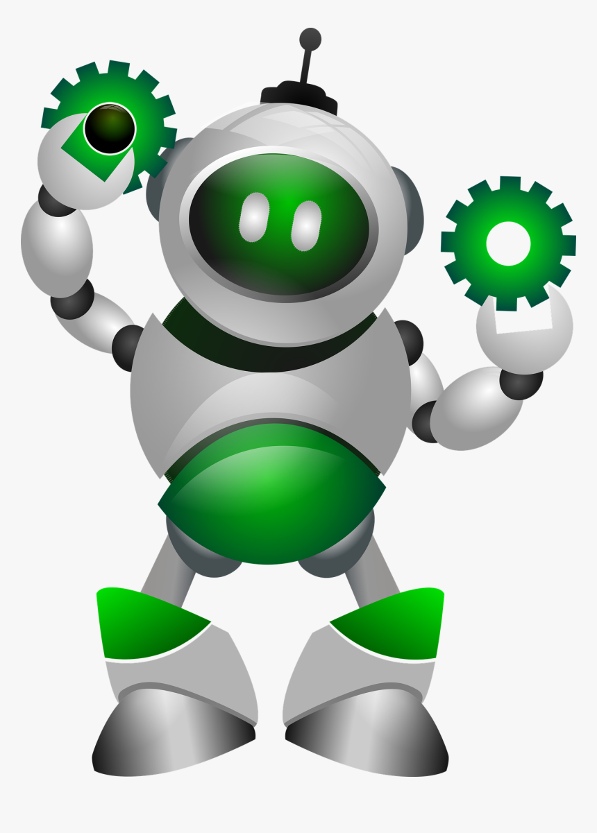 Green Robot Png - Creative Writing For Class 3, Transparent Png