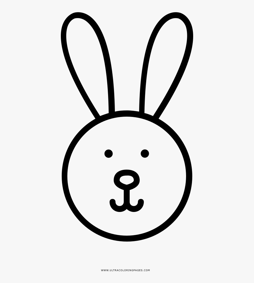 Coelhinho Da Páscoa Coloring Page - Rabbit, HD Png Download