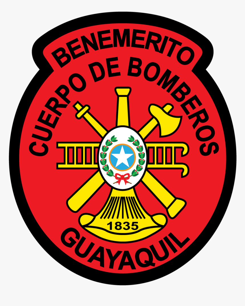 Bomberos Logo - Benemerito Cuerpo De Bomberos De Guayaquil, HD Png Download