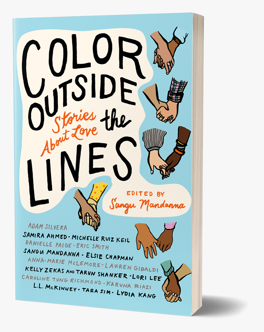 Sangu Mandanna S Color Outside The Lines, Is A Ya Anthology - Poster, HD Png Download
