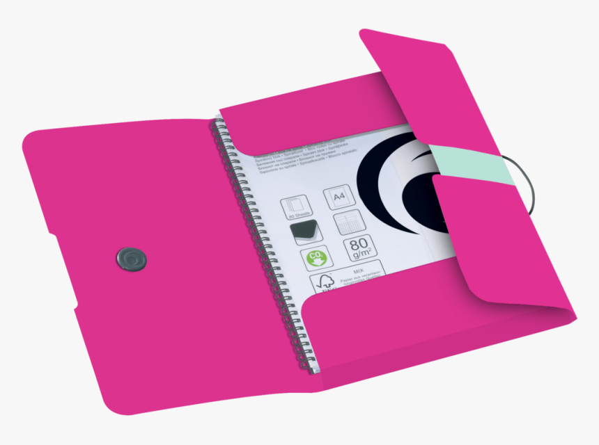 Wallet Folder Pp A4 Cool Pink Opaque - Wallet Folder A4, HD Png Download