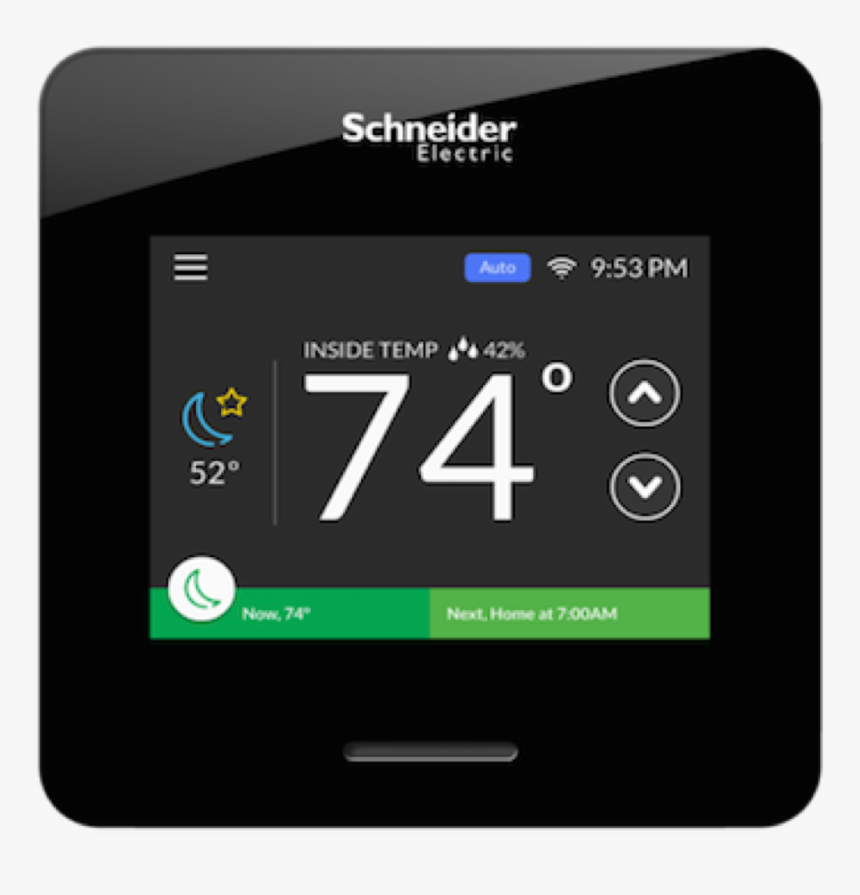 Schneider Electric Smart Thermostat - 24v Smart Thermostat, HD Png Download