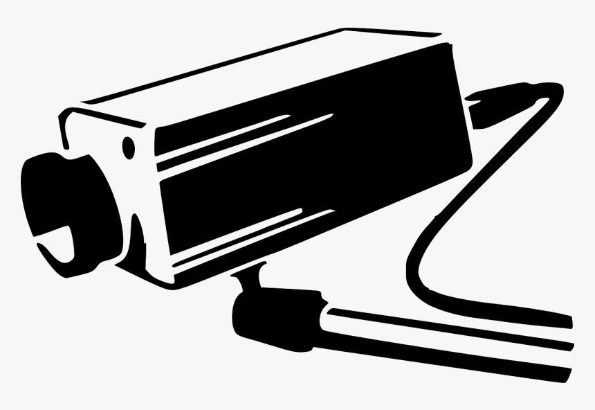 Camera Monitor Clipart - Camara De Seguridad Dibujo Png, Transparent Png