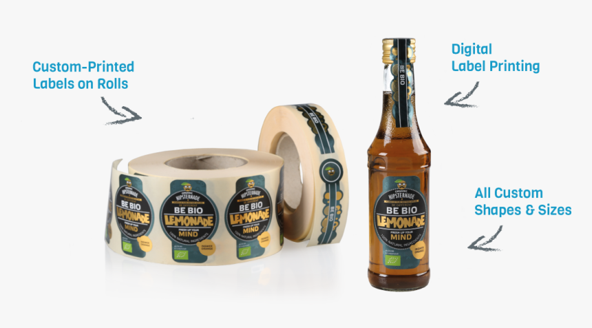 Bottle Label Printing, HD Png Download