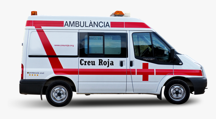 Ambulancia Creu Roja , Png Download - Ambulancia En Png, Transparent Png