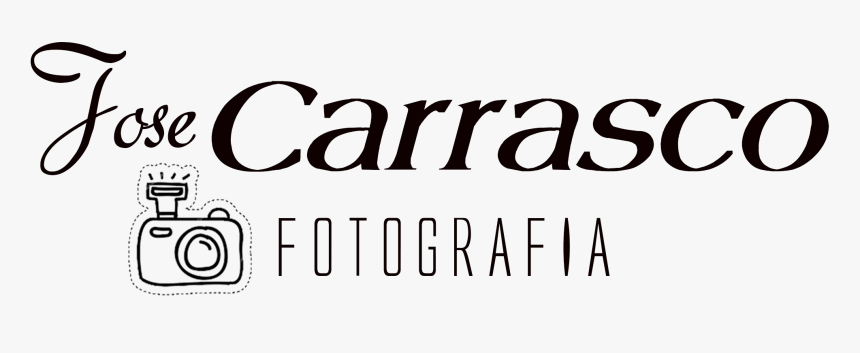 Logo Carrasco Fotografía Con Dibujo De Cámara De Fotos - Calligraphy, HD Png Download