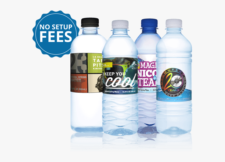 Custom Label Bottled Water - Water Bottle, HD Png Download