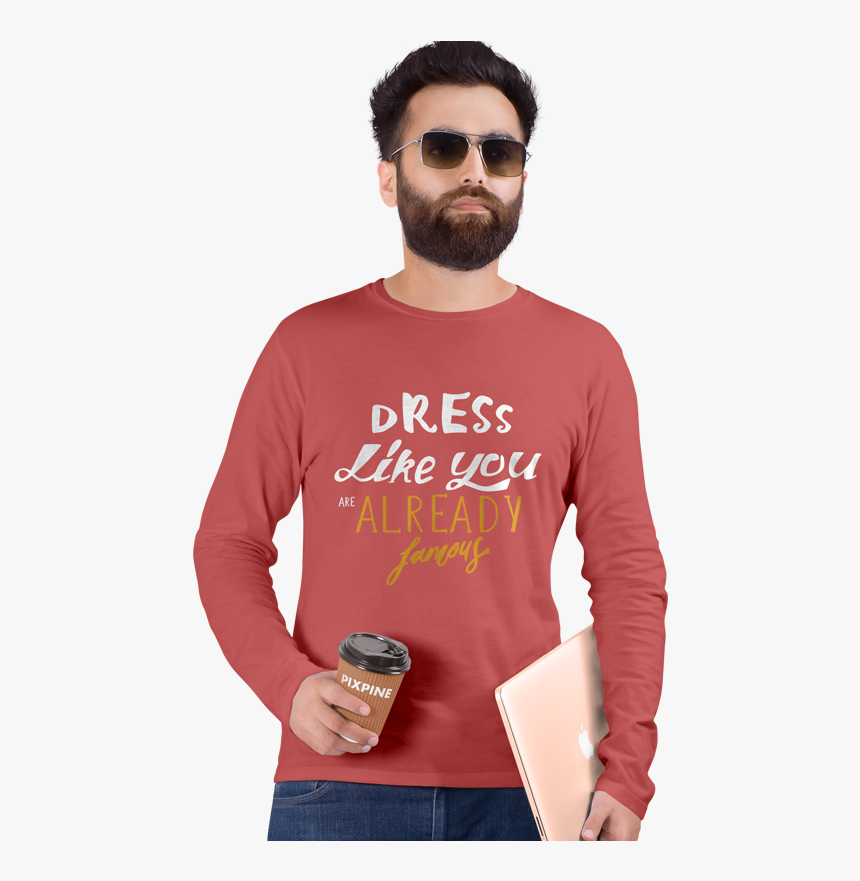 Long-sleeved T-shirt, HD Png Download