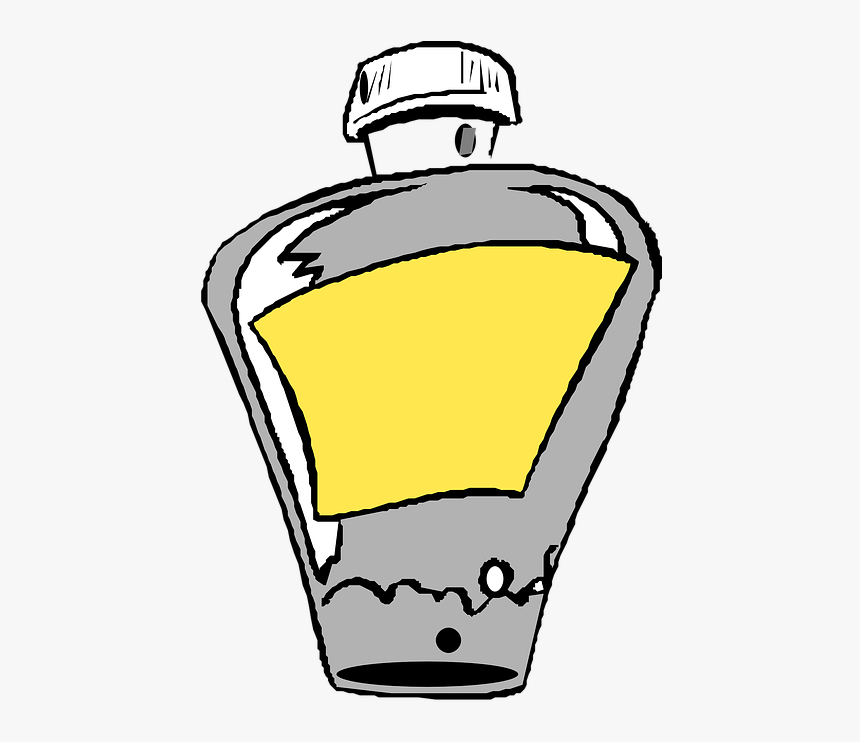 Bottle, Label, Medicine, Jar, Glass Bottle - Cologne Bottle Clipart, HD Png Download