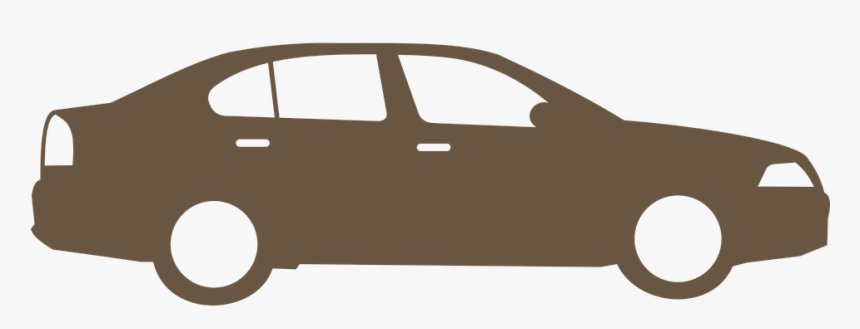 Car, Silhouette, Sedan, Vehicle, Automobile, Isolated - Cab Services In Ahmedabad, HD Png Download
