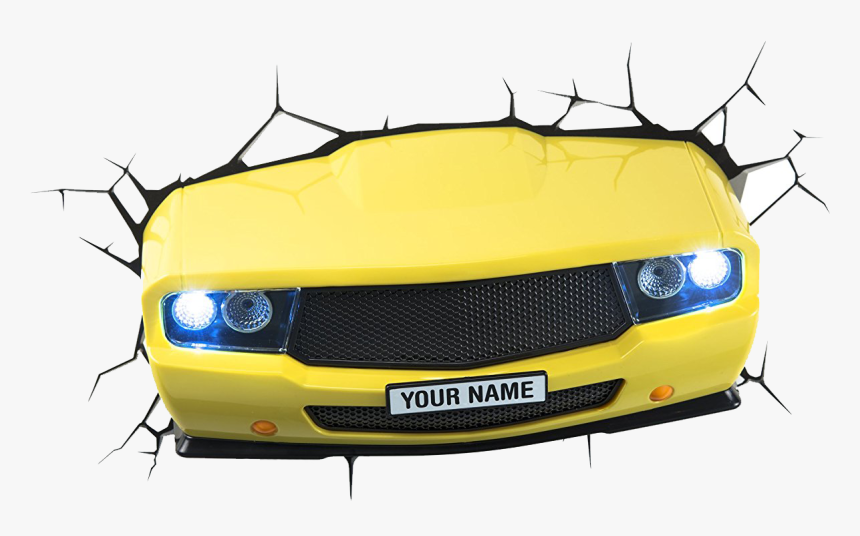 Transparent Coche Png - Yellow Car, Png Download