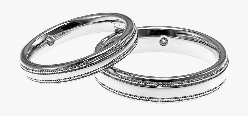 Anillos De Boda, Anillos De Oro Blanco, De La Boda - White Gold Wedding Rings Png, Transparent Png