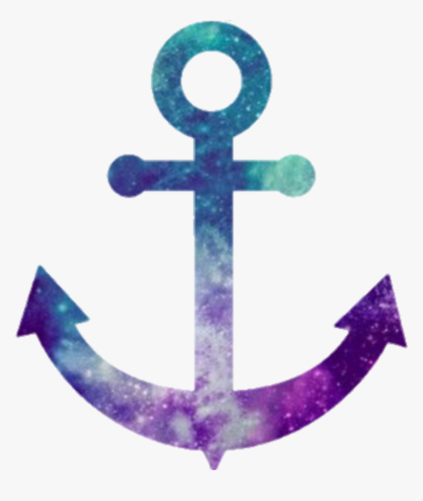 #ancla #galaxy #galaxia - Anchor Icon Vector Png, Transparent Png