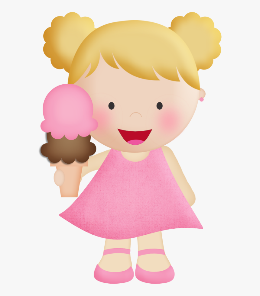 Boneca De Pano Minus Png Clipart , Png Download - Girl Eating Ice Cream Clipart, Transparent Png
