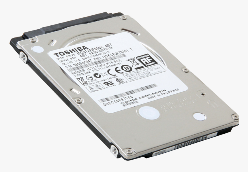 Laptop Hard Disk Png Background Image - Ssd Hard Drive Toshiba, Transparent Png