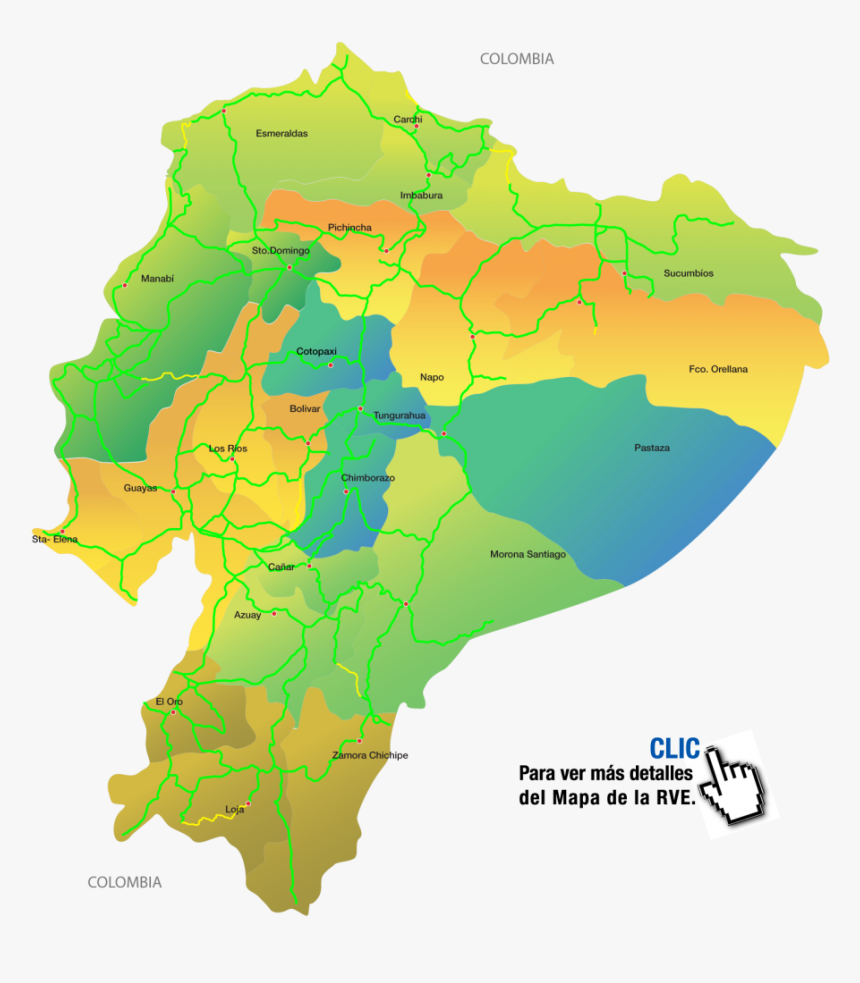 Transparent Carreteras Png - Ecuador, Png Download