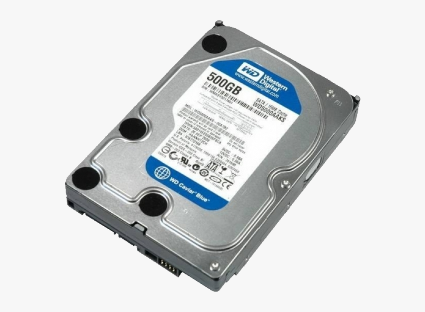 Hard Disc Png Free Image Download - Western Digital Wd5000aaks, Transparent Png