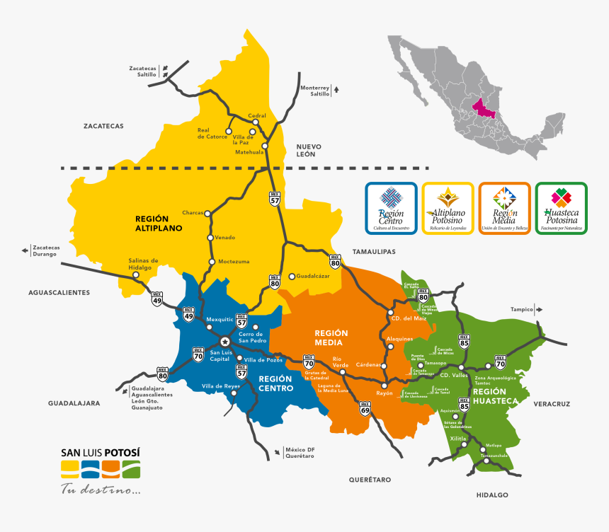 Carreteras-slp - Atlas, HD Png Download