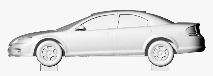 1 Piece Support - 3d Car Model Png, Transparent Png
