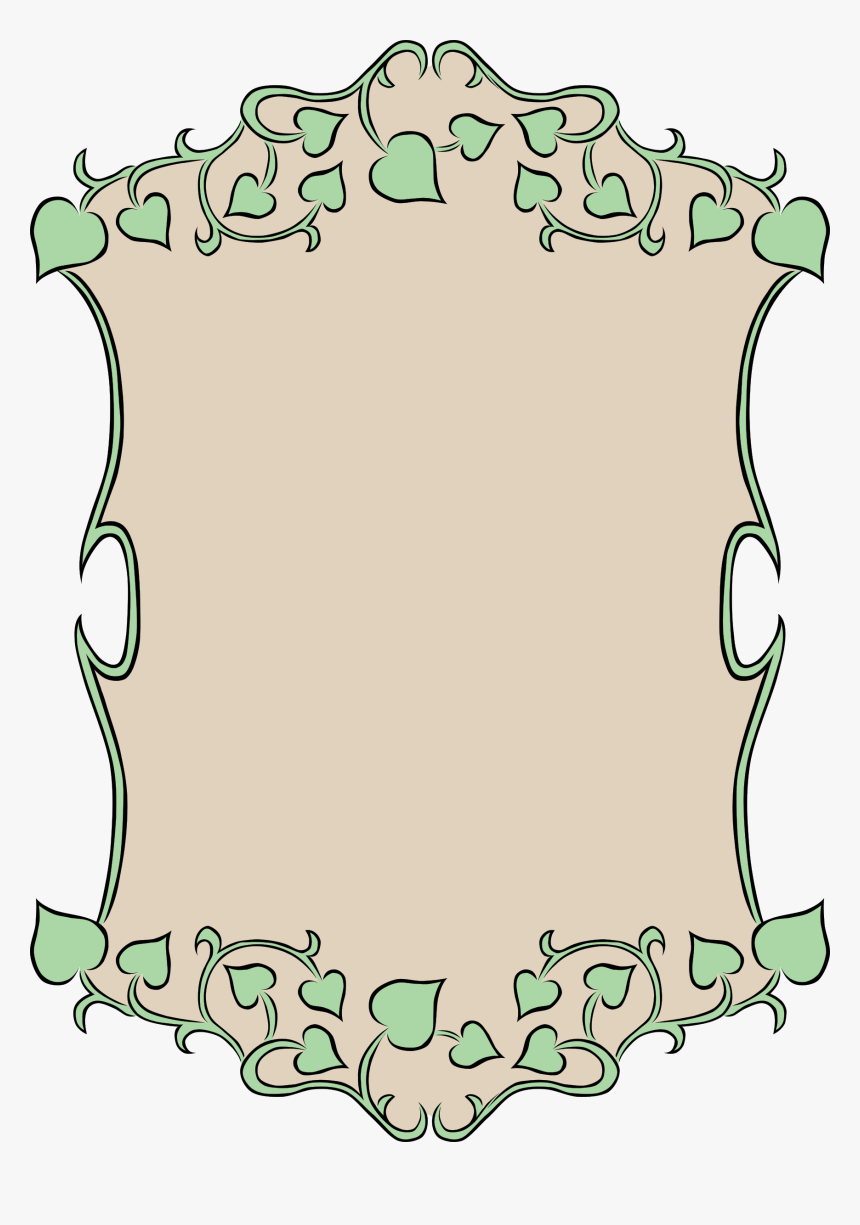 Certificate Ivy Border Free Picture - Carrots Garden Sign Clip Art, HD Png Download