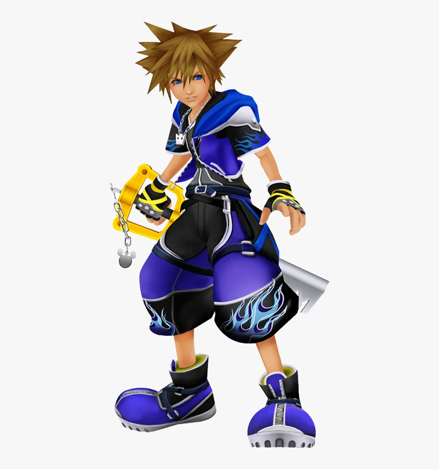 Wisdom Form - Kingdom Hearts Sora Blue, HD Png Download